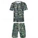 Men's Clothing Money Printed Men's Round Neck Short Sleeve Men's Suit_viptrois.com