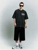 Summer New Washed Short-sleeved T-shirt, Men's Graffiti Vivaz Letter Creative Printing Half-sleeved Youth Trend Versatile Casual Loose Base_viptrois.com
