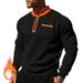 Men's Autumn And Winter Velvet Loose Men's Sweater High-end Top_viptrois.com