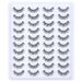 European And American Large Capacity One Piece False Eyelashes Three Dimensional Curling Natural Short Self Grafted Eyelashes_viptrois.com
