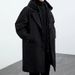 Men’s Fashion Long-Length Parka Coat, Detachable Hood Windbreaker With Faux Two-Piece Design, Water-Resistant Polyester Shell_viptrois.com