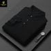 Auumn And Winer Ligh Business Hick Warm Brushed Men's Polo Long Sleeved Middle-Aged Solid Color Lapel Base 7F9_viptrois.com