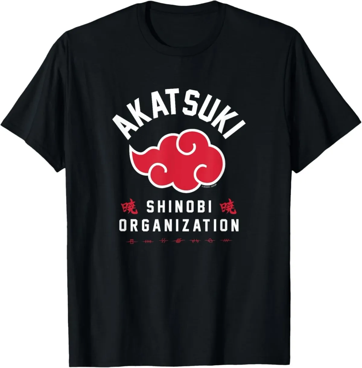 Naru-to Shippuden Akatsuki Shinobi Organization T-Shirt Mens Womens Tees Top_viptrois.com
