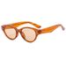 Popular Cat Eye Rice Nail Small Frame Sunglasses Running Volume Plastic Teeth Men And Women Street Shooting Sunglasses Version_viptrois.com