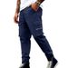 Men's Cargo Jogger Pants – Multi-Pocket Tapered Workwear Pants With Drawstring Waist (S-XXXL, Polyester, Breathable, Machine Washable)_viptrois.com