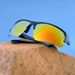 Half Frame Sports Sunglasses – One-Piece Lens, Wind & Sand Protection For Motorcycle Riding (Men & Women)_viptrois.com