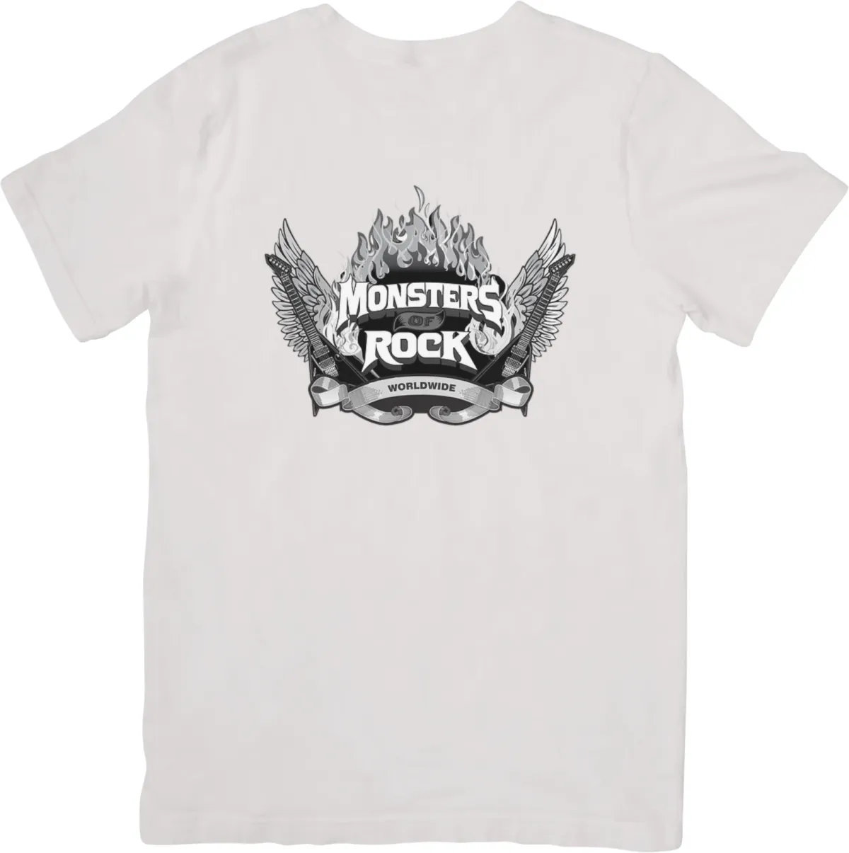 Monsters Of Rock Music Fit Suitable For Men & Women Quality Cotton T-Shirt Mens Womens Tees Top_viptrois.com