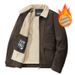 Men’s Corduroy Jacket With Fleece Lining – Winter-Ready Relaxed Fit (Khaki/Olive/Black/Brown, M-5XL, Stand Collar, Casual & Warm)_viptrois.com