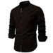Men's Cotton Casual T-Shirt - Soft Breathable Summer Tee - Black Solid Color Slim Fit Basic Top For Everyday Wear (Machine Washable)_viptrois.com