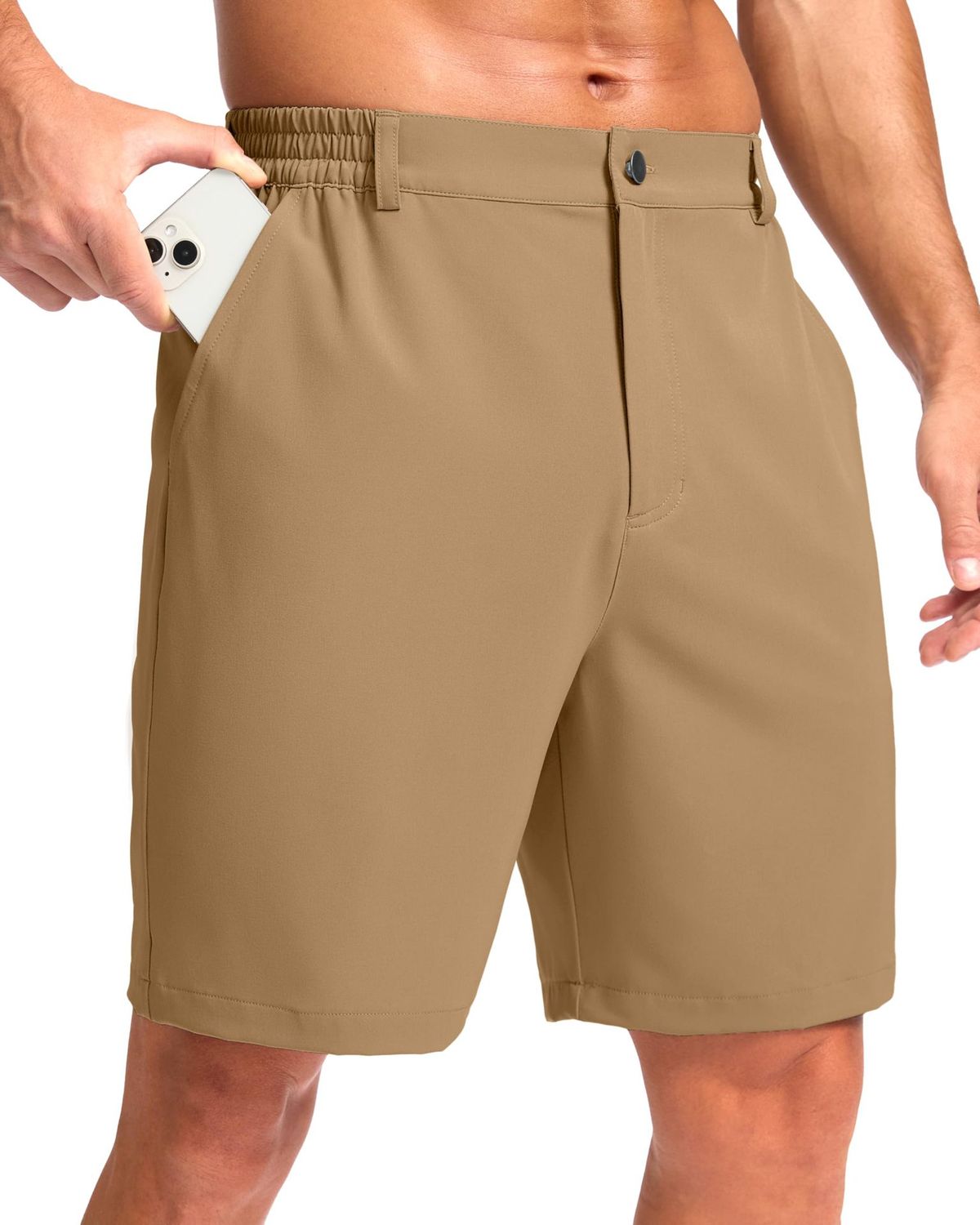 Men's Loose Straight Leg Casual Sports Cargo Shorts Summer Outdoor Capri Pants_viptrois.com