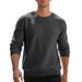 Men's Casual Sweatshirt - Relaxed Fit Crewneck Pullover With Mini Check Pattern | Soft Cotton Blend, Thickened For Spring/Fall_viptrois.com