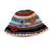 Colorful Flower Knitted Fisherman Sweet And Cute Girl, Contrast Color Bowl Versatile, Show Face, Small Woolen Hat,_viptrois.com