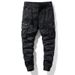 Men's Japanese Style Work Pants - Summer Casual Loose Fit Cargo Pants With Multi-Pockets, Military Green/Khaki/Black/Gray_viptrois.com