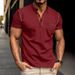 Men's Clothing Summer New Men's Short Sleeved T Shirt Quick Drying Casual Polo Shirt Men_viptrois.com