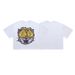 American Street Style Abstract Cat Direct Print Sleeve T-Shirt Unisex Loose Drop Shoulder Short Top_viptrois.com