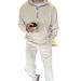 Men's Clothing Spring And Autumn New Sweatshirt Men's Ple Casual Suit Fashion Men's Stand Up Collar Half Zip Temperament Suit_viptrois.com