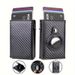 Passport Covers & Wallets AirTag Wallet Carbon Fiber Magnetic Card Holder Men's Wallet RFID Multi Card Slot Men's Wallet_viptrois.com