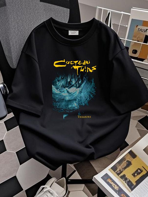 NEW LISTINGCOCTEAU TWINS TRESURES Album Shirt, New COCTEAU TWINS T-shirt For Men DA05752 Streetwear Stylish Casual Soft Slightly Summer_viptrois.com