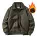 Men's Sherpa-Lined Bomber Jacket – Winter Fleece-Lined Cotton Coat With Ribbed Hem (M-5XL) | Heavyweight Aviator Style For Extreme Cold_viptrois.com