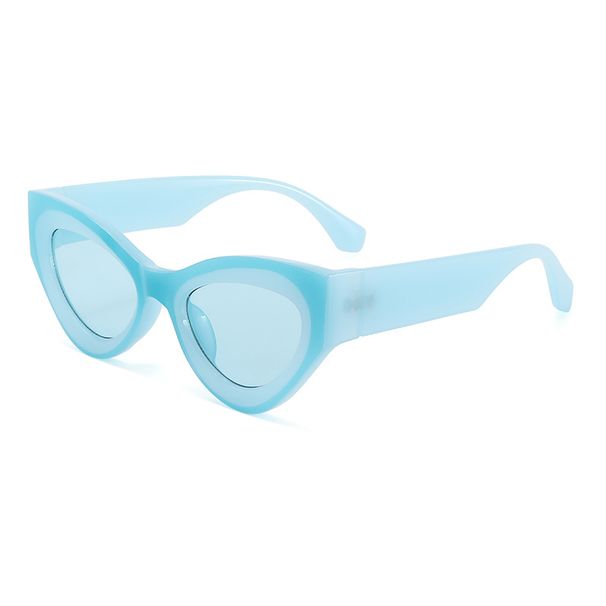 Retro Cat Eye Polygonal Sunglasses For Women Square Frame Ins High End Sunglasses Beach Fashion Sun Protection Glasses_viptrois.com