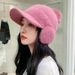 LazyZoom Women's Winter Knitted Hat With Scarf, Thickened Fleece-lined Warmth And Windproof, Ear Protection, Suitable For_viptrois.com