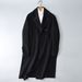 Loom Loom European Fashion Men's Wool With Pressed Seam Casual Mid-Length Double-Sided Double-Breasted Trench Coat_viptrois.com
