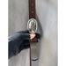 I can't hide my anger slogan coffee black leather belt graffiti punk hottie distressed belt trendy_viptrois.com