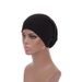 New Malay Women's Solid Color Straight Turban Ethnic Style Headscarf Elastic Base Hat_viptrois.com