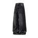 Men's Clothing Men's Autumn New American High Street Loose Straight Leg Trousers With Cat Whisker Distressed Washed Jeans_viptrois.com
