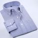 Men's Clothing Summer Shirt Men Spring And Autumn Fashion Men Youth Solid Color Shirt New Style Casual Simple Blue Long Sleeve Solid Color_viptrois.com