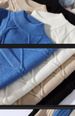 Solid Color Low-neck Men's Twisted Flower Warm Sweater Winter New Youth Crew Neck Cashmere Knitted Bottoming Shirt_viptrois.com
