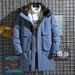 Pure 2025 Mid-Length Down Jacket For Men, Thickened, Plus Size, Versatile, Custom Workwear, School Uniform, Unisex, One Piece_viptrois.com