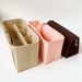 Felt Beach Bag, Large Capacity, Multi-pocket, Snap Inner Liner Bag, Multi-functional Organizing, Portable Makeup Bag_viptrois.com