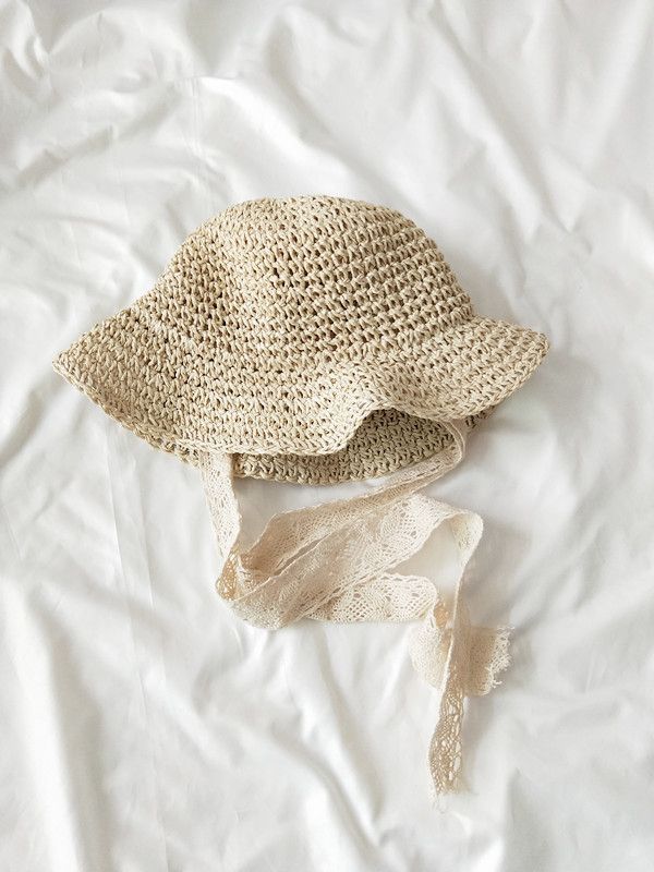 Straw Female Summer Baby Sunshade Spring/Summer Thin Sunscreen Sun Children's Fisherman Hat Men's Trend_viptrois.com
