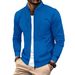 Ins 2024 Men's Autumn And Winter New Item Waffle Solid Color Zipper Baseball Pocket Long Sleeved Jacket_viptrois.com