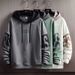 Men's Letter Print Hoodie – Korean Streetwear Pullover With Fleece Lining, Oversized Fit, Drop Shoulder Design For Casual Wear (M-3XL)_viptrois.com