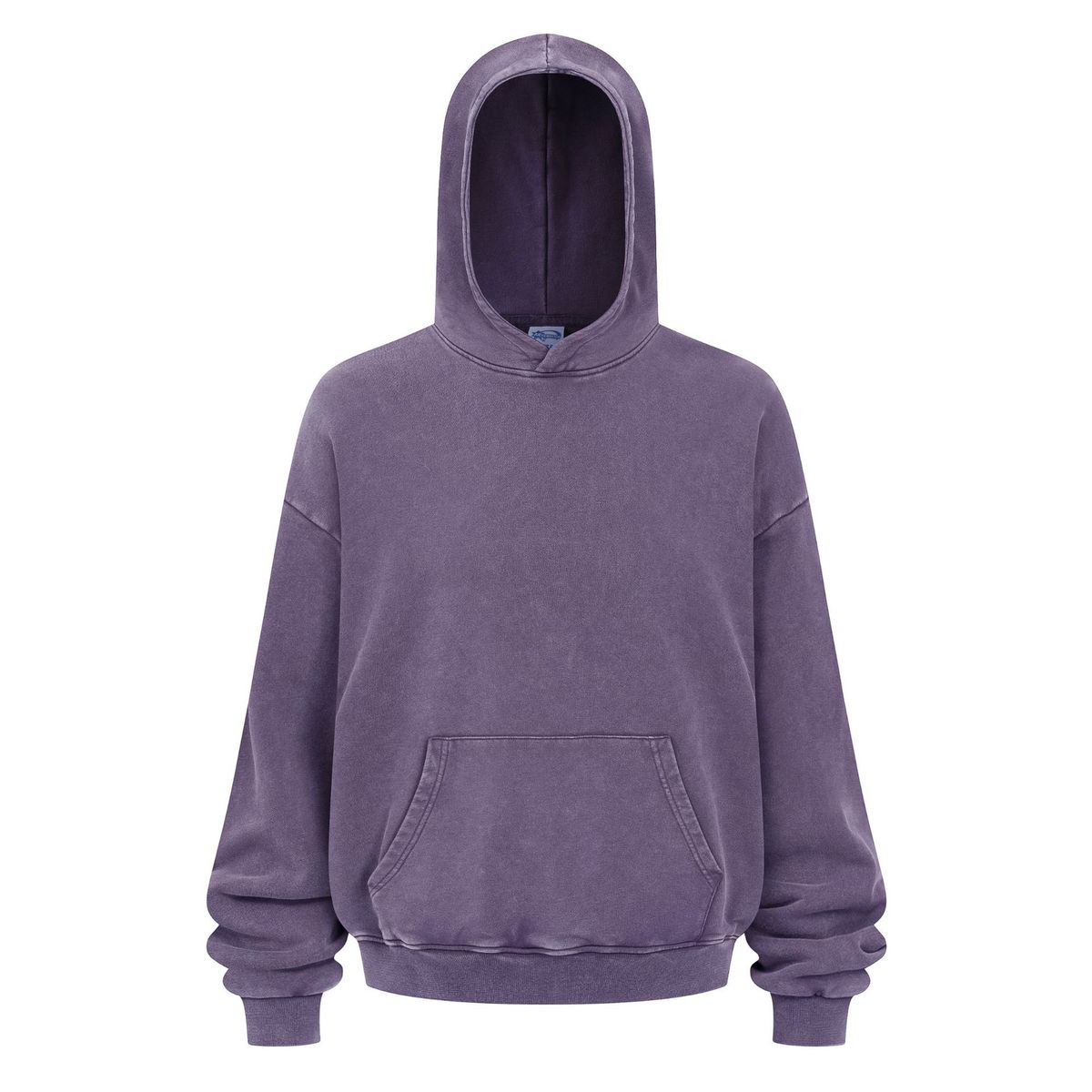 Vintage Wax-Dye Hoodie – Oversized Distressed Cotton Pullover With Double-Layer Loopback (Unisex, S-XXL, Minimalist Streetwear)_viptrois.com