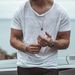 2025 Hot-Selling Summer Thin Men's T-Shirt Solid Color Loose Fit European Size Crew Neck Base Shirt_viptrois.com