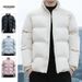 Men's Oversized Cotton Padded Jacket – Korean Streetwear Style Winter Coat With Stand Collar (7 Sizes, 4 Trendy Colors)_viptrois.com