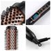 Adjustable Temperature Ceramic Heating Negative Ion Comb And Curl 2-in-1 Electric Curling Iron_viptrois.com