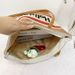 Women's Bags New Autumn And Winter Letter Embroidery Holiday Paper Straw Beach Bag Striped Contrast Woven Shoulder Bag Shopping Bag_viptrois.com
