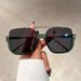 Hot Sale KAMMPT Vintage Oversized Sungl Fashion Men Women Square Shades Eyewear Trendy Ins Popular Brand Design UV400 Sun_viptrois.com