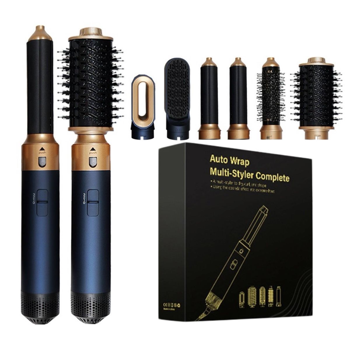 Six in one curling iron hot air comb multi function hair dryer automatic curling iron six in one hair styling tool_viptrois.com