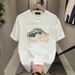 Men's Clothing Cotton Versatile Short Sleeved T Shirt Trend Niche High Street Loose Top_viptrois.com