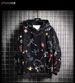 New Cartoon Animation Printing Middle School Students Men's Clothing Korean Version Pullover Hooded Sweater Jacket Spring And Autumn Sweater Men_viptrois.com