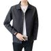 Turn-Down Collar Jacket Metal Decoration Men's Coat Fashion Winter New Casual Top_viptrois.com