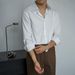 Men's Clothing Autumn Black Shirt Men's Long Sleeve Slim Business Suit Men's Wine Red Wedding Shirt Elastic Free Ironing_viptrois.com