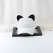 Korean version breathable gauze cute Cat's ears (Steamed cat-ear shaped bread) baseball women's curved brim sequins cap_viptrois.com