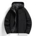 Men's Softshell Jacket – Fleece-Lined Winter Coat With Hood, Windproof & Warm Stand Collar Outerwear (L-5XL) Unisex Oversized Casual Parka_viptrois.com