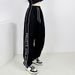 Men's Clothing Autumn Cotton Pants Loose Straight Through High Street Trend Casual Sports Pants Wide Leg Trousers_viptrois.com
